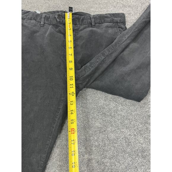 James Perse Corduroy Chino Pants 36 Work Italy Made Casual Utility Preppy Black - Picture 10 of 13